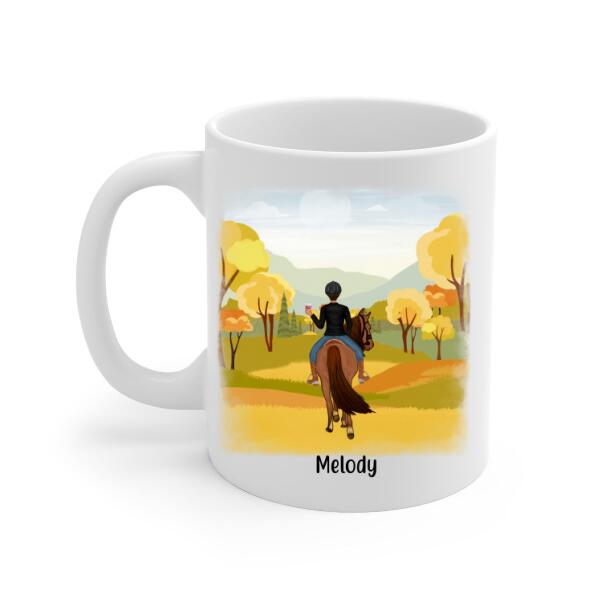 Personalized Mug, What A Wonderful World, Horse Mug, Gift For Horse Lovers