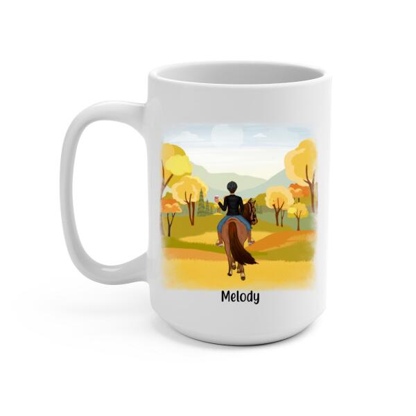 Personalized Mug, What A Wonderful World, Horse Mug, Gift For Horse Lovers