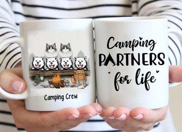 Personalized Mug, Camping With Pets, Gifts For Dog Lovers, Cat Lovers