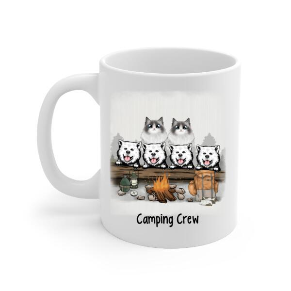 Personalized Mug, Camping With Pets, Gifts For Dog Lovers, Cat Lovers