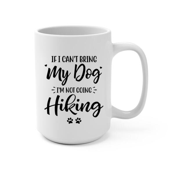 Personalized Mug, Hiking Woman With Dogs, Gift For Hikers And Dog Lovers