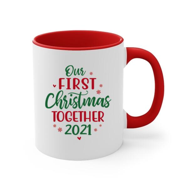 Personalized Mug, Our Christmas Together, Christmas Gift For Couple