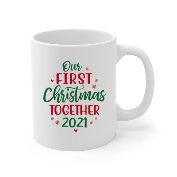 Personalized Mug, Our Christmas Together, Christmas Gift For Couple