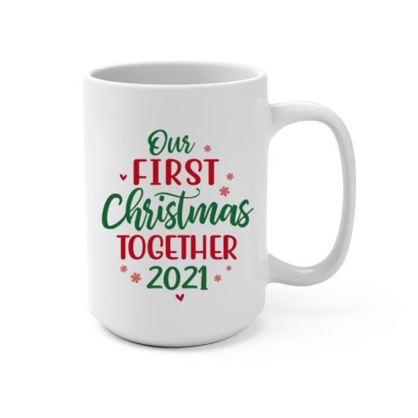 Personalized Mug, Our Christmas Together, Christmas Gift For Couple