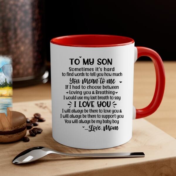 Personalized Mug for Son or Daughter from Mom - Custom Gift