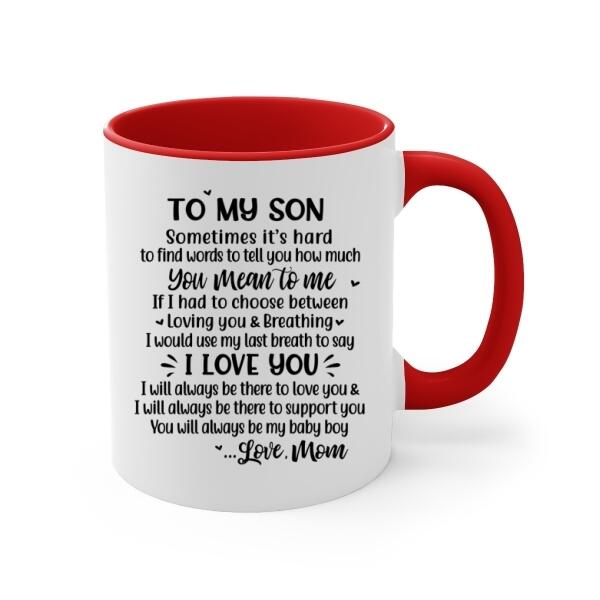 Personalized Mug for Son or Daughter from Mom - Custom Gift