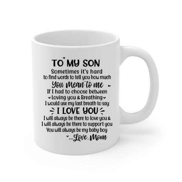 Personalized Mug for Son or Daughter from Mom - Custom Gift