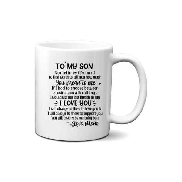 Personalized Mug for Son or Daughter from Mom - Custom Gift