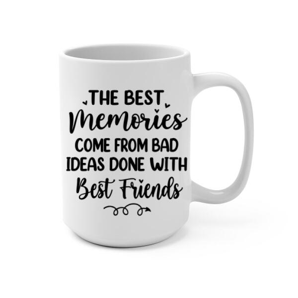 Personalized Mug, Up To 5 Girls, Gift For Friends, Sisters, Our Laughs Are Limitless