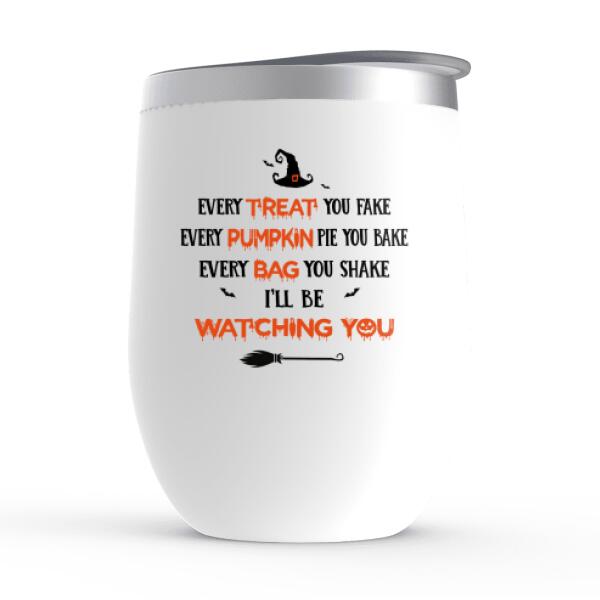 Personalized Wine Tumbler, Up To 6 Pets, Ready For Halloween, Gift For Dog Lovers, Cat Lovers