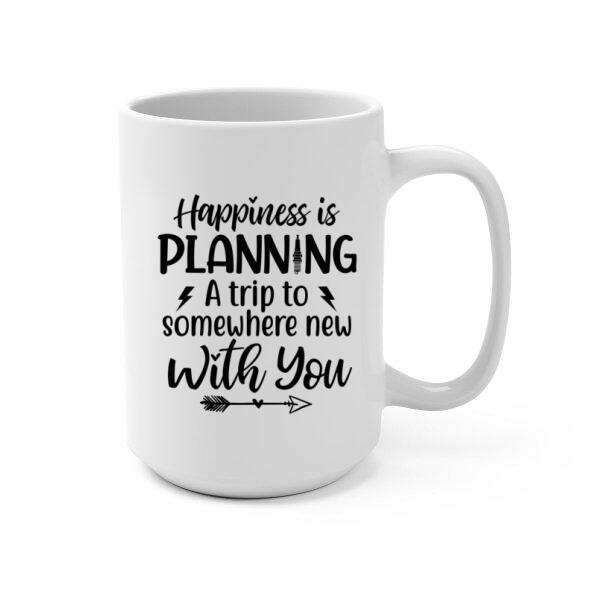 Couple Motorcycle Riding Partners - Personalized Mug For Him, For Her, Motorcycle Lovers