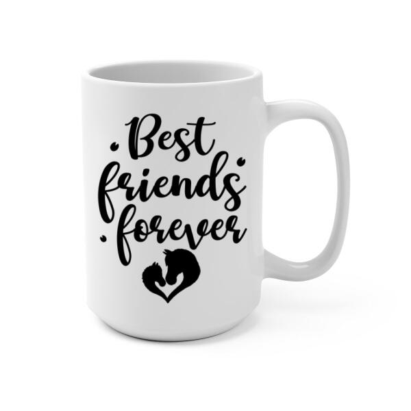 There Was A Girl Who Really Loved Horses - Personalized Mug For Her, Horse Lovers