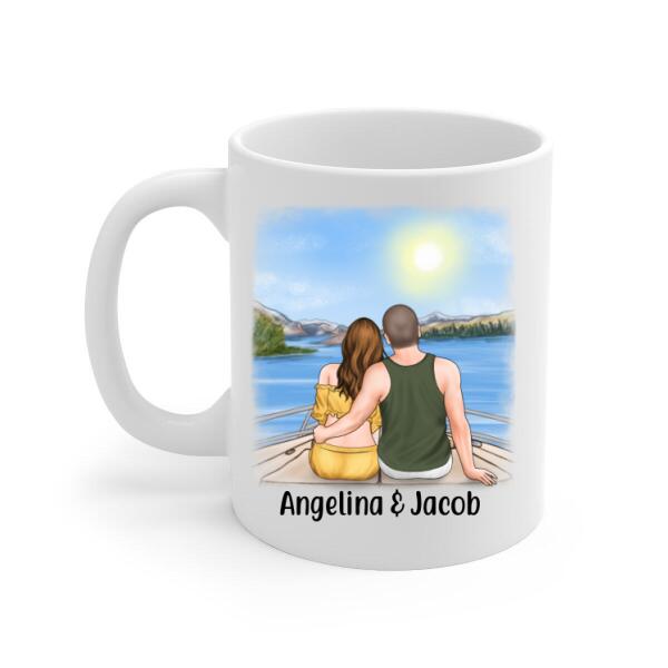 Couple at Beach You Are The Beach Bum For Me - Personalized Mug For Couples