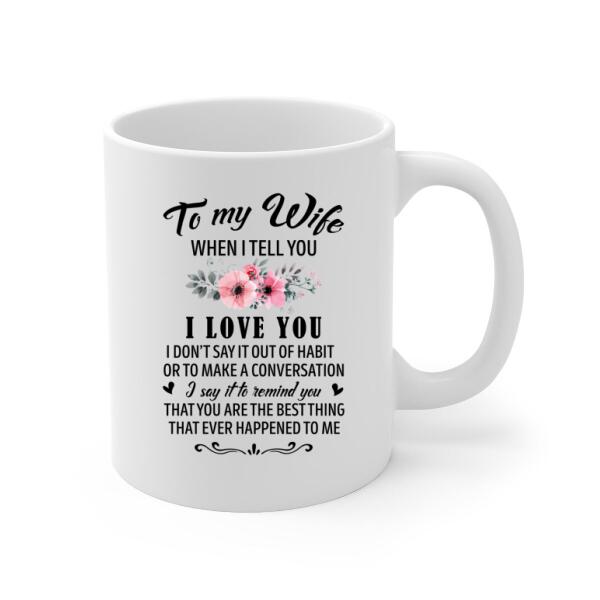 To My Wife Camping Couple With Dogs - Personalized Mug For Him, Her, Camping, Dog Lovers