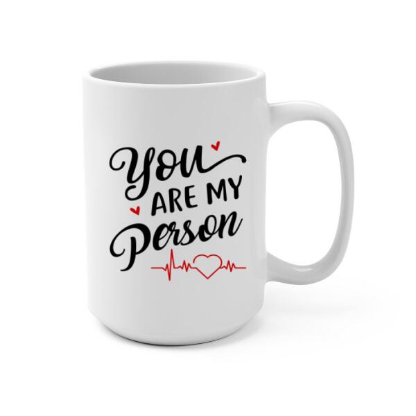 Couple Sitting On Car - Personalized Mug For Couples, For Her, For Him, Valentine's Day