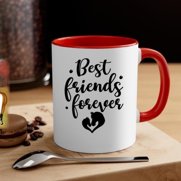 Best Friends Forever - Personalized Mug For Him, Horse Lovers