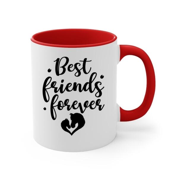 Best Friends Forever - Personalized Mug For Him, Horse Lovers