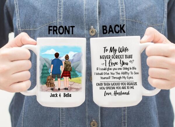 To My Wife How Special You Are To Me - Personalized Mug For Couples, For Her, Hiking