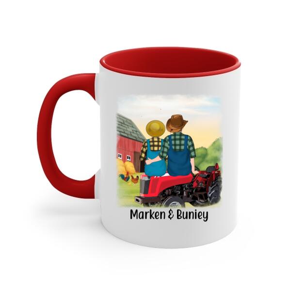 To My Wife Never Forget That I Love You - Personalized Mug For Couples, Her, Farmer