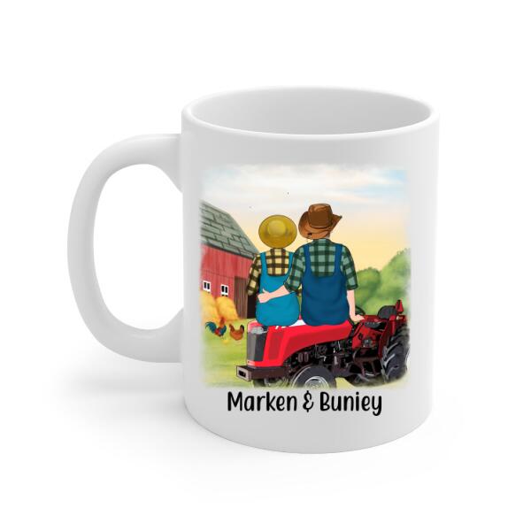 To My Wife Never Forget That I Love You - Personalized Mug For Couples, Her, Farmer