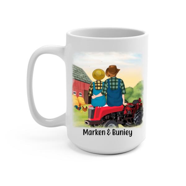 To My Wife Never Forget That I Love You - Personalized Mug For Couples, Her, Farmer