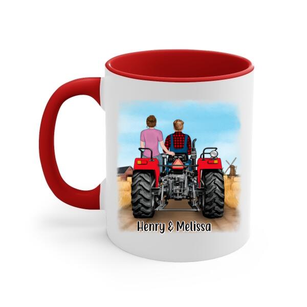 To My Husband - Personalized Gifts Custom Farmer Mug For Him For Couples - Farmer