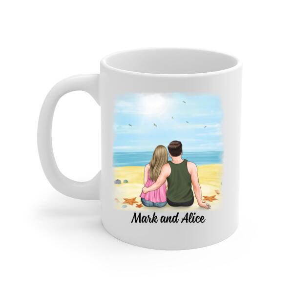 To My Wife You Live In My Mind - Personalized Mug For Couples, For Her