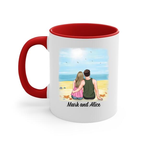 To My Wife You Live In My Mind - Personalized Mug For Couples, For Her