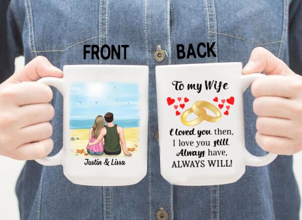 To My Wife I Will Always Love You - Personalized Mug For Couples, For Her