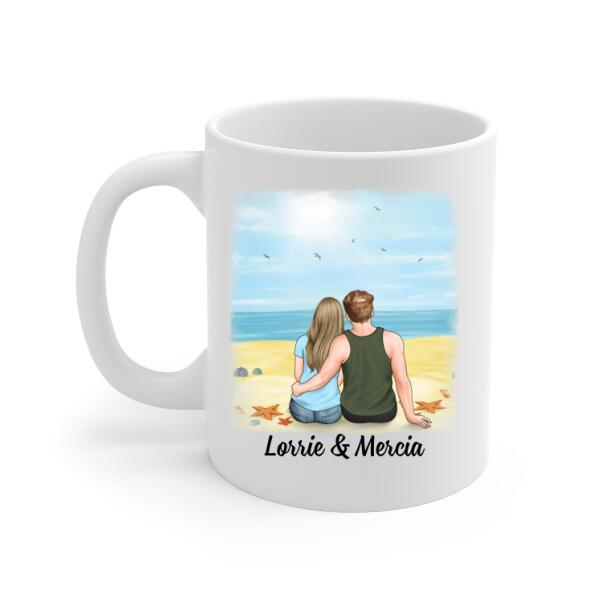 To My Wife Love You Forever And Always - Personalized Mug For Couples, Her