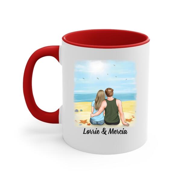 To My Wife Love You Forever And Always - Personalized Mug For Couples, Her