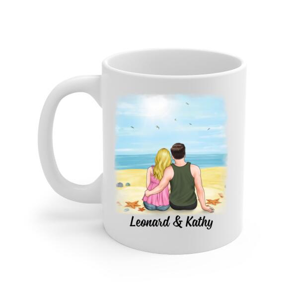 To My Wife Thank You For Being A Great Life Partner - Personalized Mug For Couples, Her