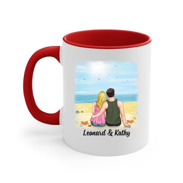 To My Wife Thank You For Being A Great Life Partner - Personalized Mug For Couples, Her