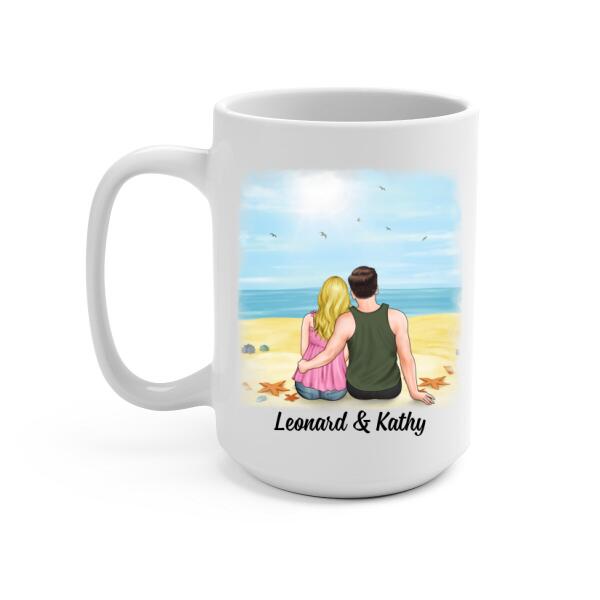 To My Wife Thank You For Being A Great Life Partner - Personalized Mug For Couples, Her