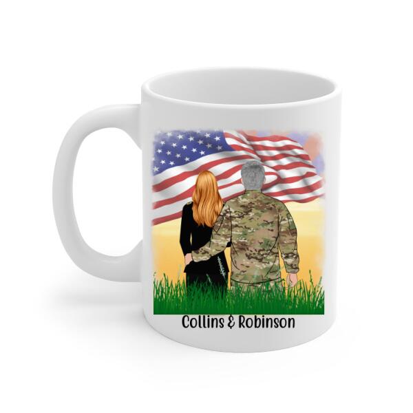 You're Always My Commander-In-Chief - Personalized Mug For Her, Wife, Veteran