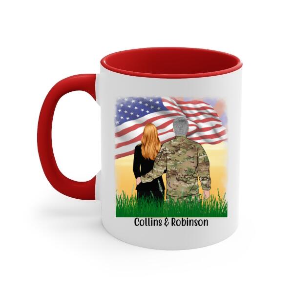 You're Always My Commander-In-Chief - Personalized Mug For Her, Wife, Veteran