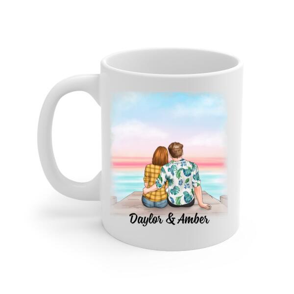 To My Wife Love You Until The Day After Forever - Personalized Mug For Couples, Her