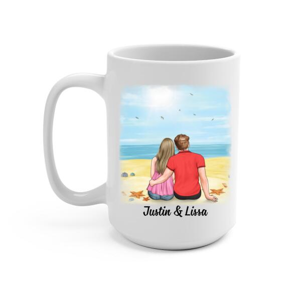 To My Husband - Personalized Gifts Custom Mug For Him For Couples For Him