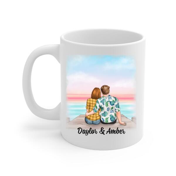 To My Husband I Wish I Could Turn Back The Clock - Personalized Mug For Couples, Him