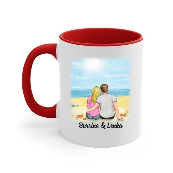 To My Husband How Much You Mean To Me - Personalized Mug For Couples, Him