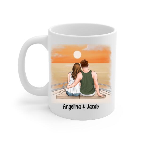 Cruising Partners For Life - Personalized Mug For Couples, For Her, For Him, Cruise Lovers