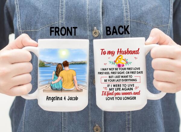 To My Husband Cruising - Personalized Gifts Custom Cruise Mug for Couples, Cruise Lovers