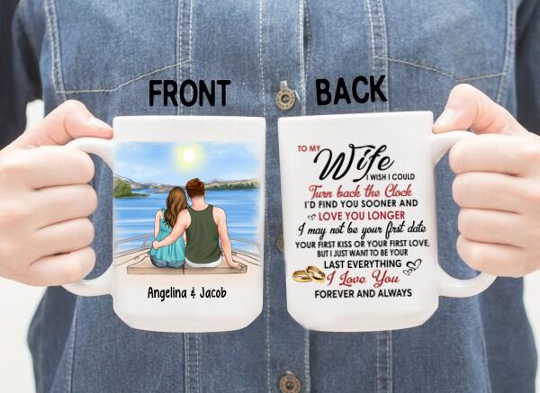 To My Wife Cruising Partners For Life - Personalized Mug For Couples, For Her, For Him, Cruise Lovers