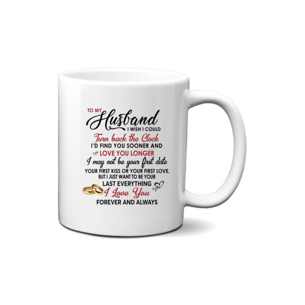 To My Husband - Personalized Gifts Custom Motorcycle Mug For Him For Couples For Him, Motorcycle Lovers