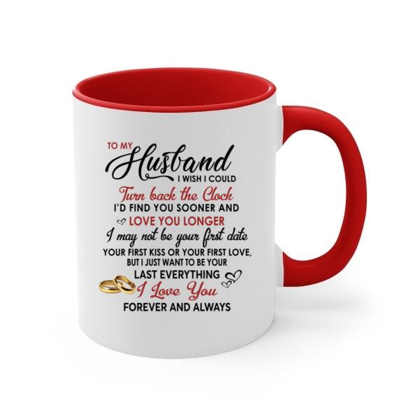 To My Husband - Personalized Gifts Custom Motorcycle Mug For Him For Couples For Him, Motorcycle Lovers