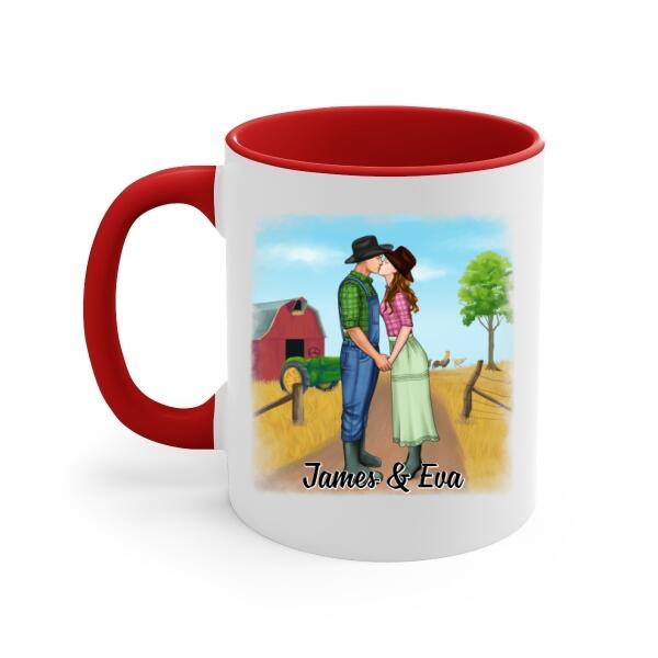 I Vow To Always Love You - Personalized Mug For Couples, For Her, For Him, Farmer