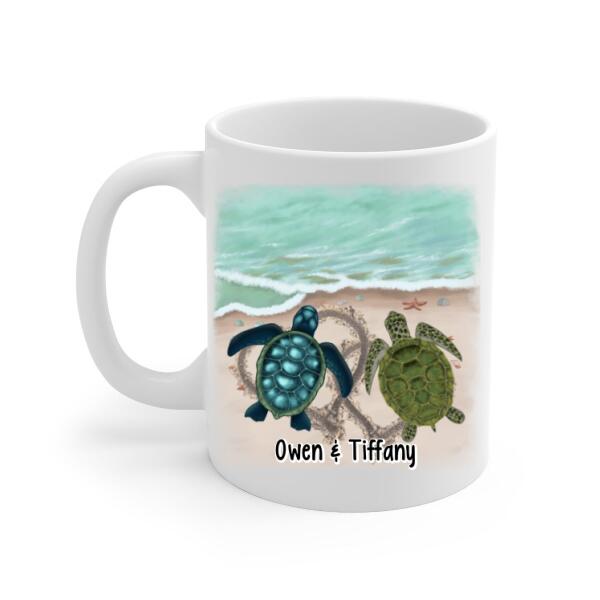 So Many In The Sea - Personalized Mug For Couples, Him, Her, Turtle