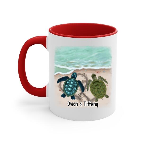 So Many In The Sea - Personalized Mug For Couples, Him, Her, Turtle