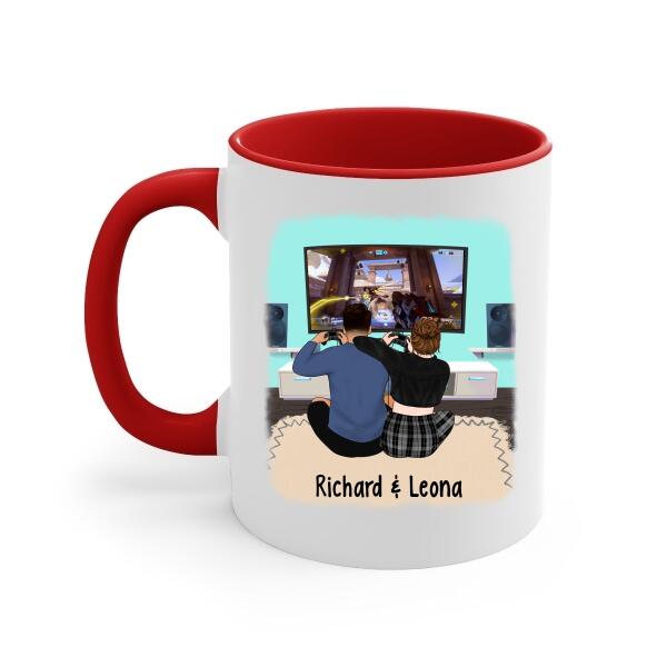 You Are The Perfect Gaming Partner - Personalized Mug For Couples, Friends, Games