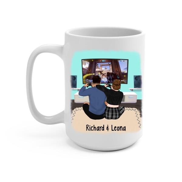 You Are The Perfect Gaming Partner - Personalized Mug For Couples, Friends, Games